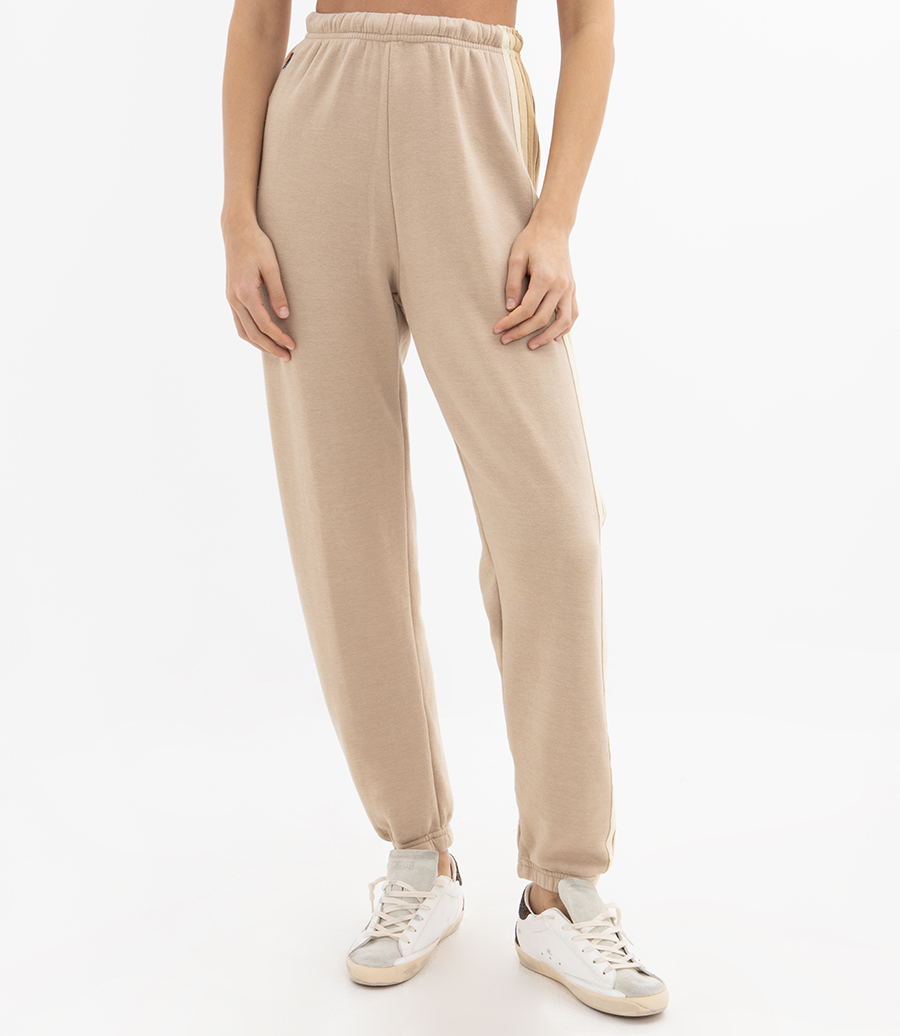 WOMENS 5 STRIPE SWEATPANTS