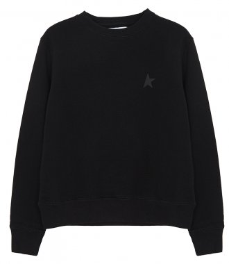 CLOTHES - SWEATSHIRT WITH TONE-ON-TONE STAR