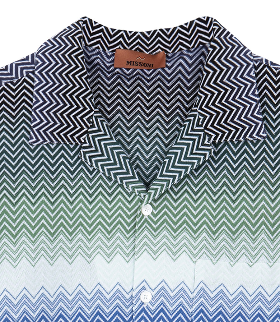 SHORT SLEEVE SHIRT-DEGRADE ZIG ZAG