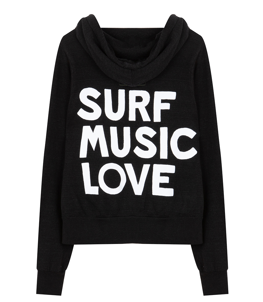 AVIATOR NATION - SURF MUSIC LOVE ZIP HOODIE