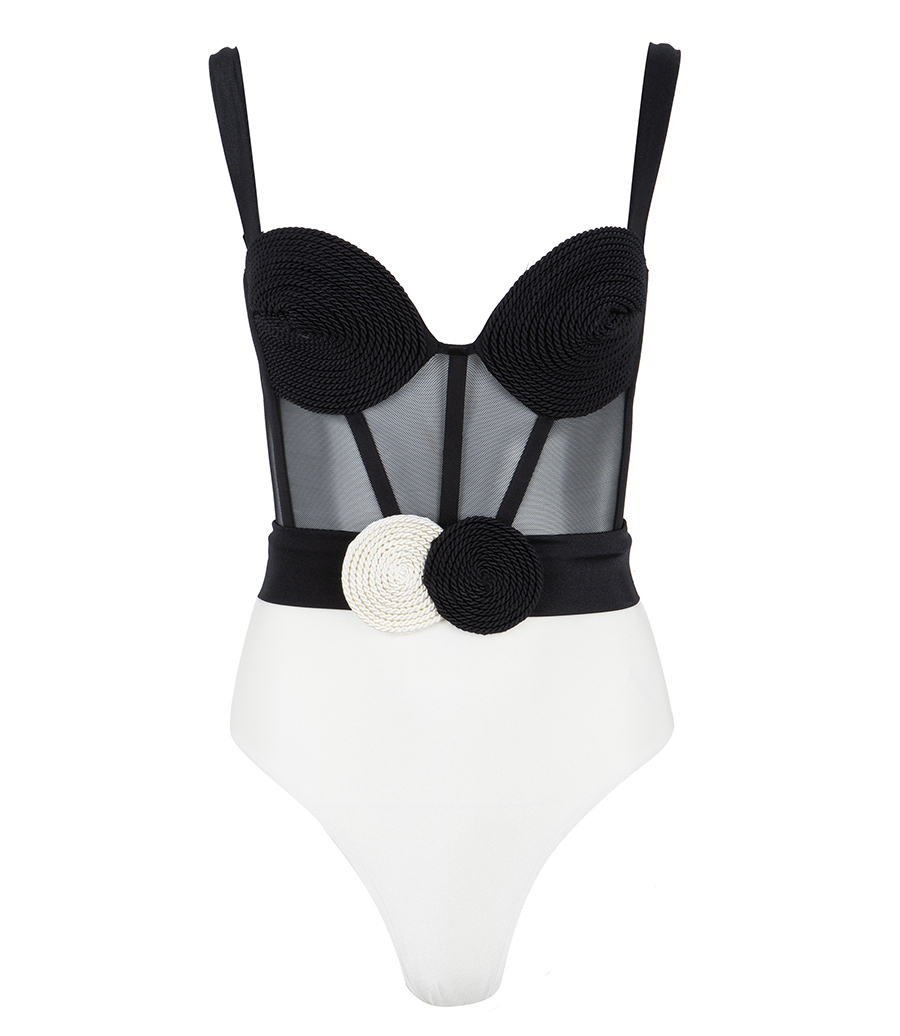 PATBO - JERSEY SANDS CORSET BODYSUIT