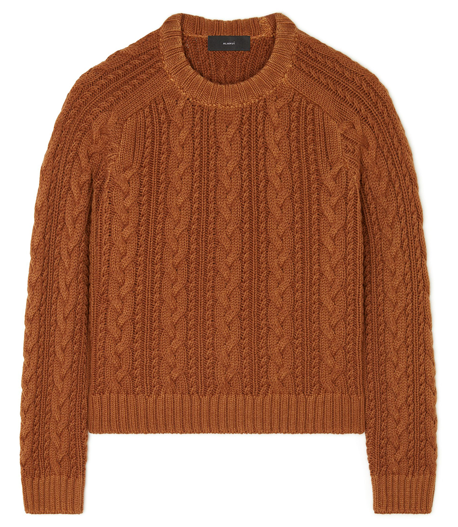 ALANUI - HUES OF THE DESERT CABLE SWEATER