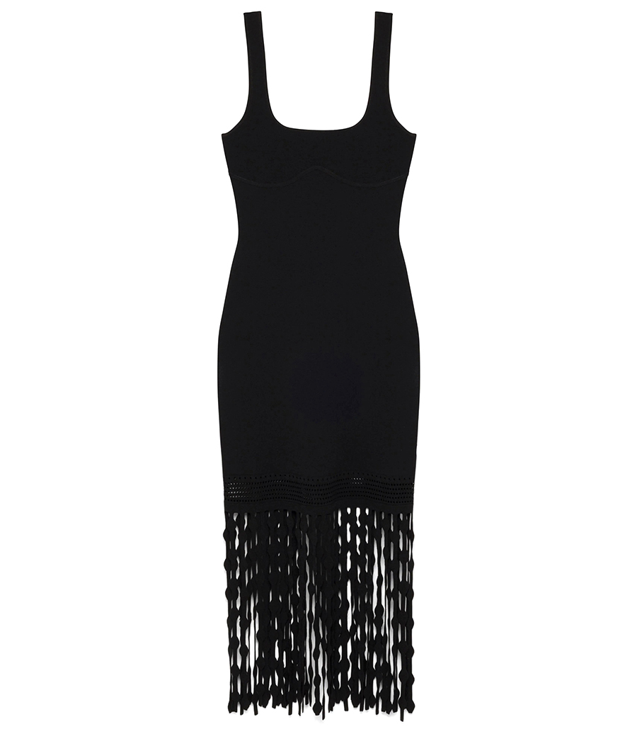 SIMKHAI - SIGNA  FRINGE DRESS