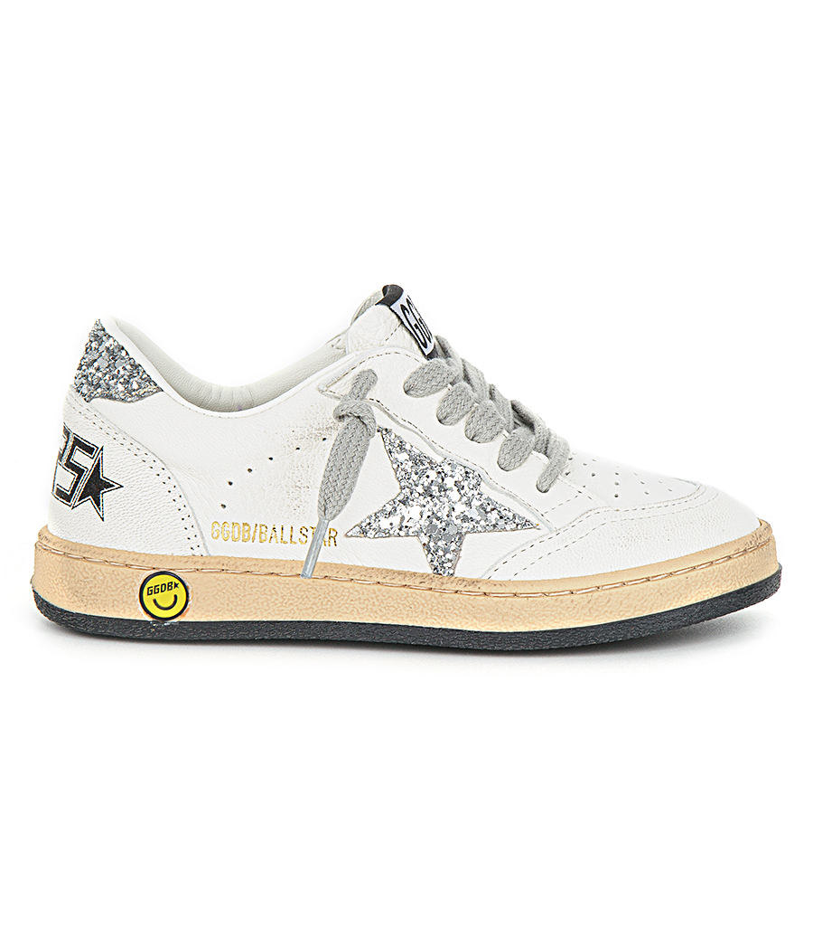 GOLDEN GOOSE  - GLITTER STAR AND HEEL BALL STAR