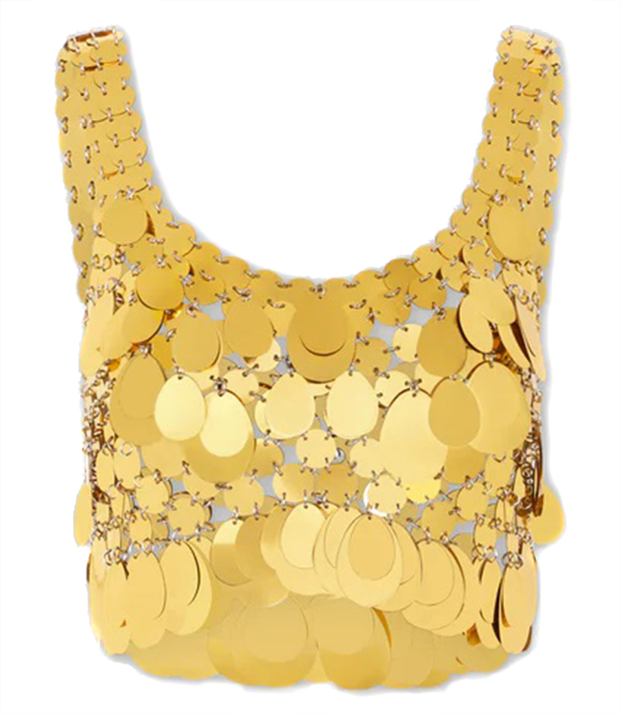 RABANNE - GOLDEN SPARKLE ASSEMBLY TOP