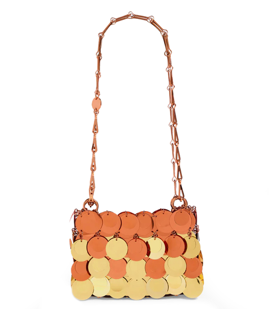 RABANNE - SUN DATE SPARKLE NANO BAG