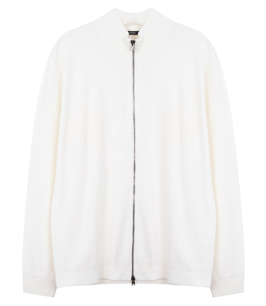 HERNO - BASIC ZIP CARDIGAN