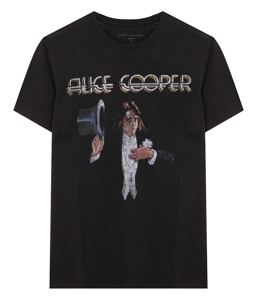 JOHN VARVATOS - SS CREW ALICE COOPER TOP