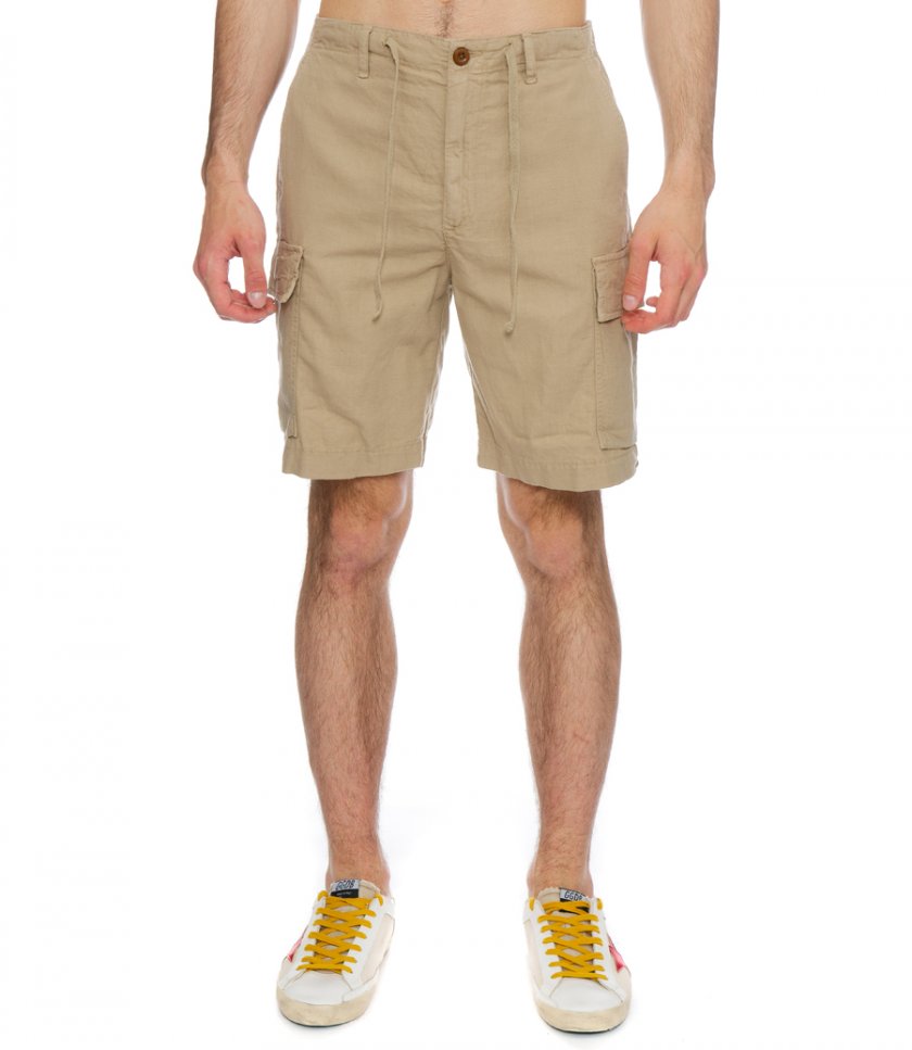 TYLER LINEN CARGO SHORTS