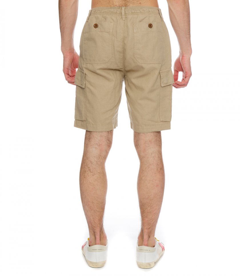 TYLER LINEN CARGO SHORTS