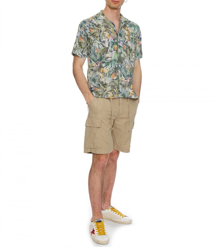 TYLER LINEN CARGO SHORTS