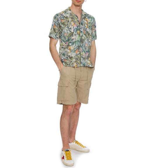 TYLER LINEN CARGO SHORTS