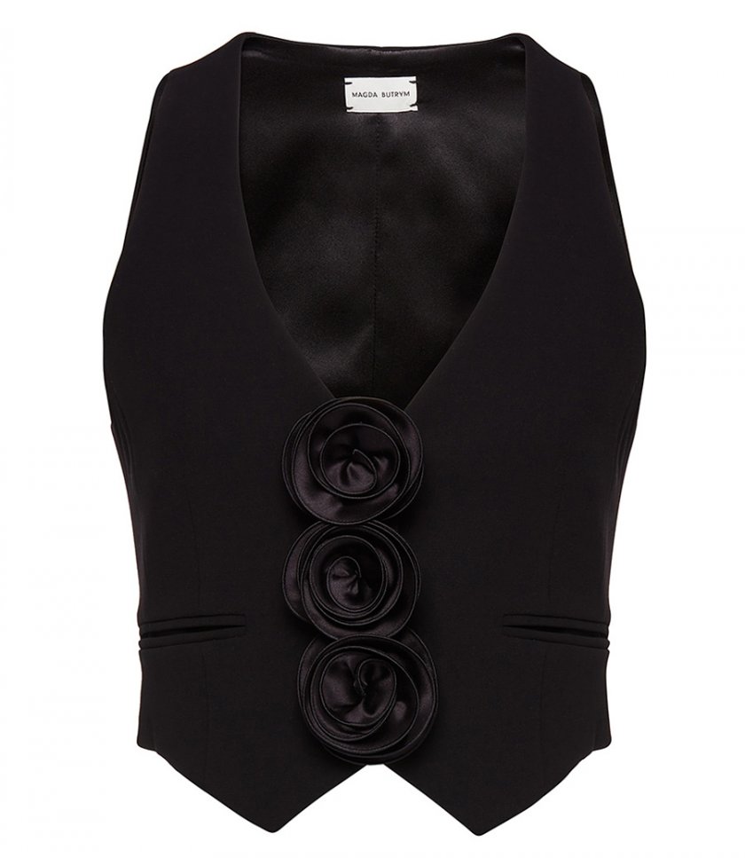 Magda Butrym Black Wool Bustier Bodysuit – BlackSkinny