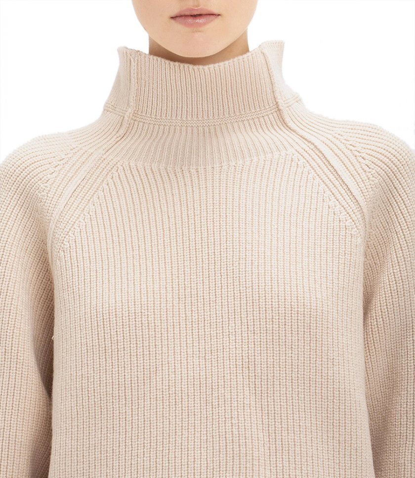 OVERSIZED POLO NECK JUMPER