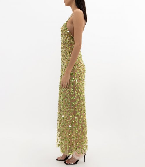 LONG EMBROIDERED DRESS