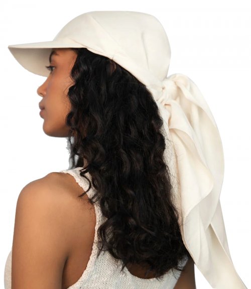 LINEN SCARF VISOR