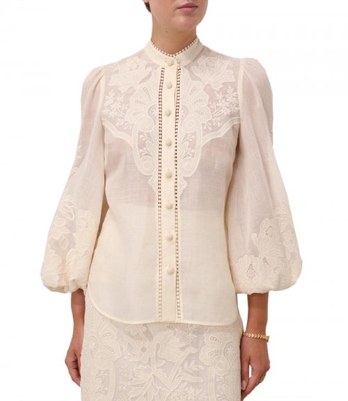 OTTIE EMBROIDERED BLOUSE