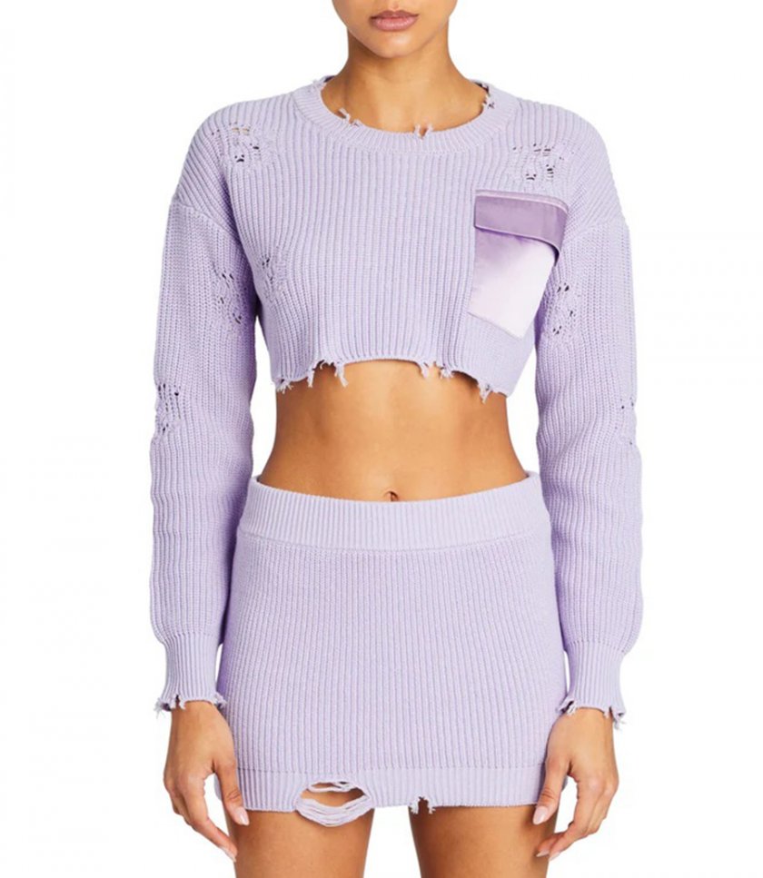 CROPPED DEVIN SWEATER