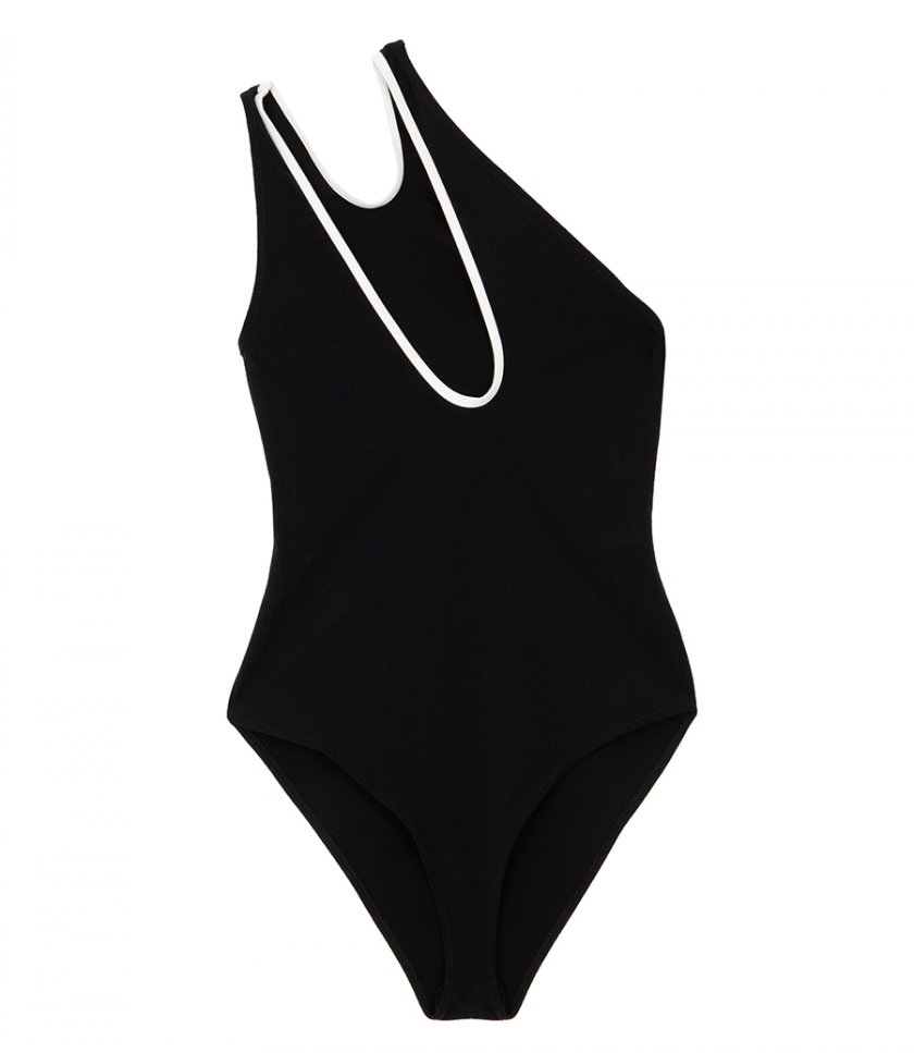 CLOTHES - ONE SHOULDER CUT-OUT MAILLOT