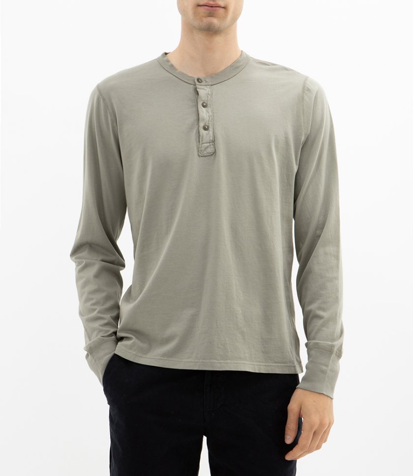 LS SUPIMA JERSEY HENLEY