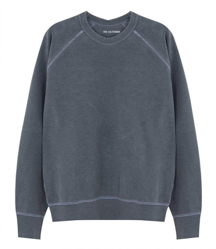CLOTHES - AMERICAN TWILL BACK TERRY CREW REVERSIBLE SWEAT