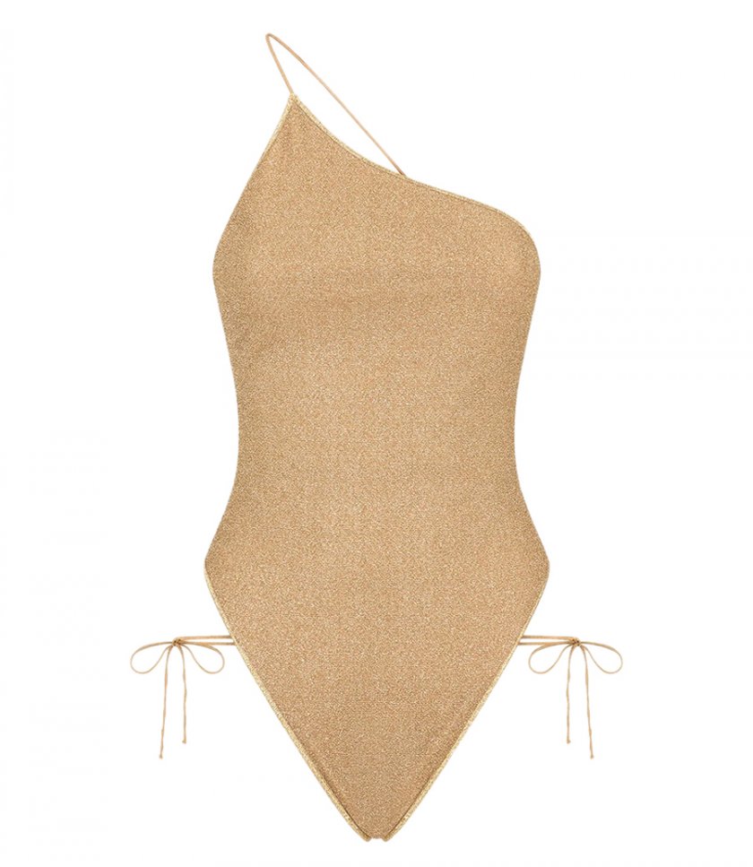 JUST IN - LUMIERE ONE SHOULDER LACE MAILLOT