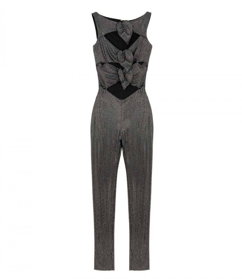 JUST IN - CUT-OUT JUMPSUIT WITH FLORAL DETAILS