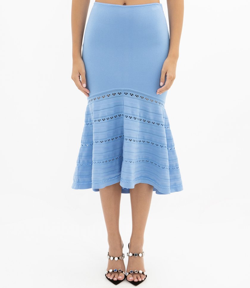 FLARED MIDI SKIRT