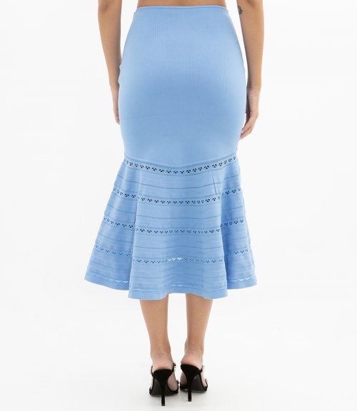 FLARED MIDI SKIRT