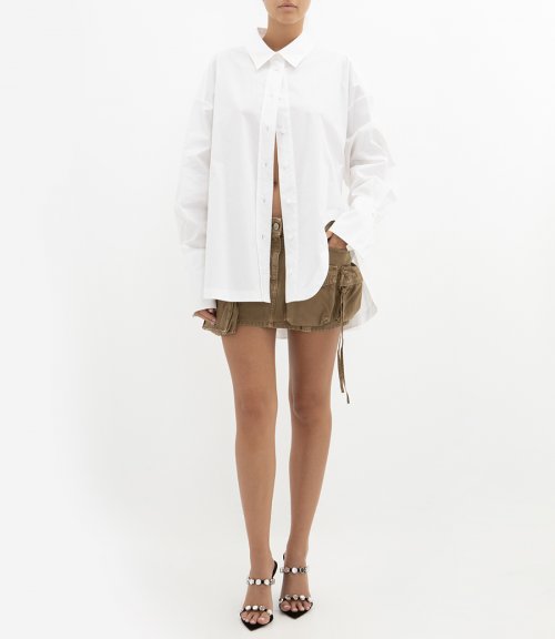 ''FAY'' KHAKI MINI SKIRT