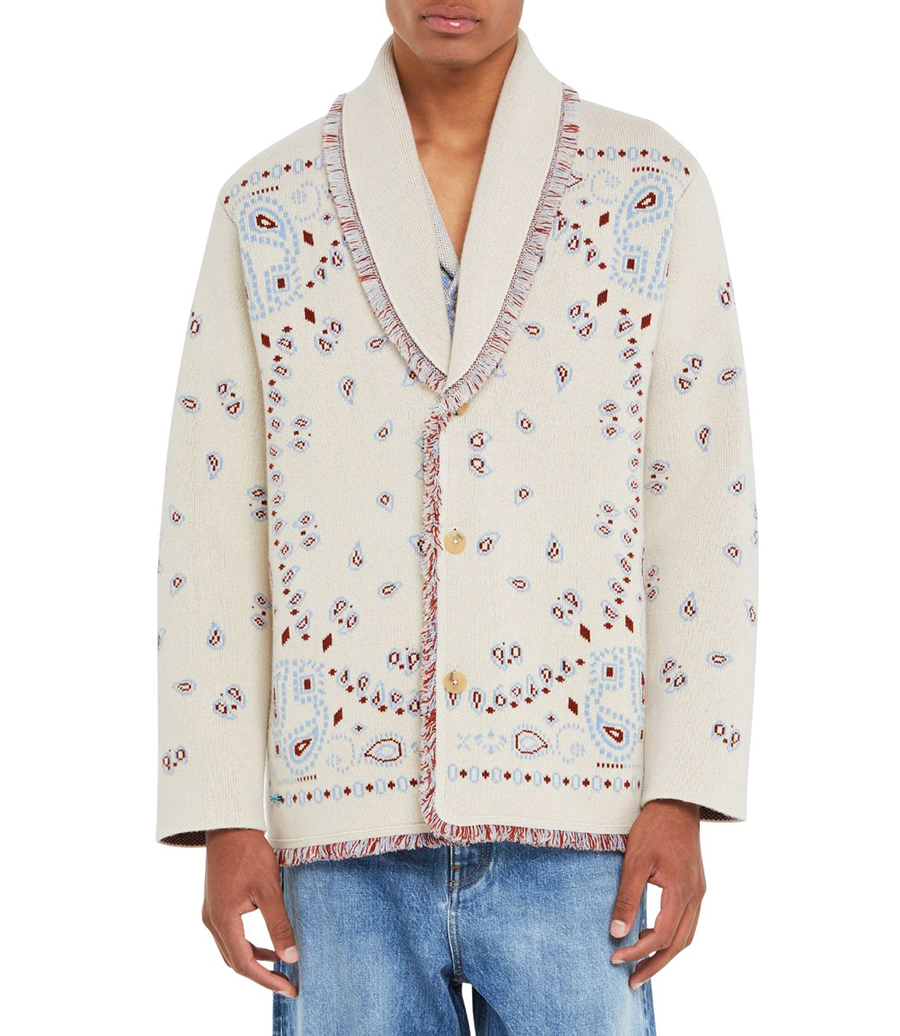 BANDANA JACQUARD CARDIGAN