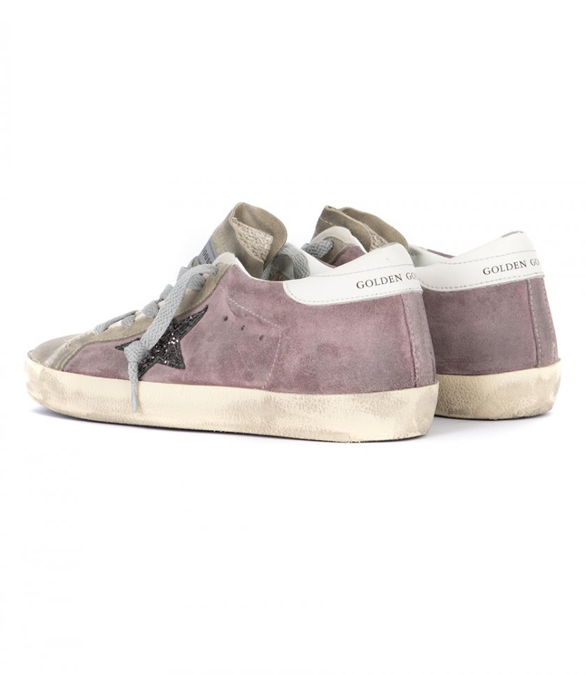 TWILIGHT MAUVE SUEDE SUPER-STAR