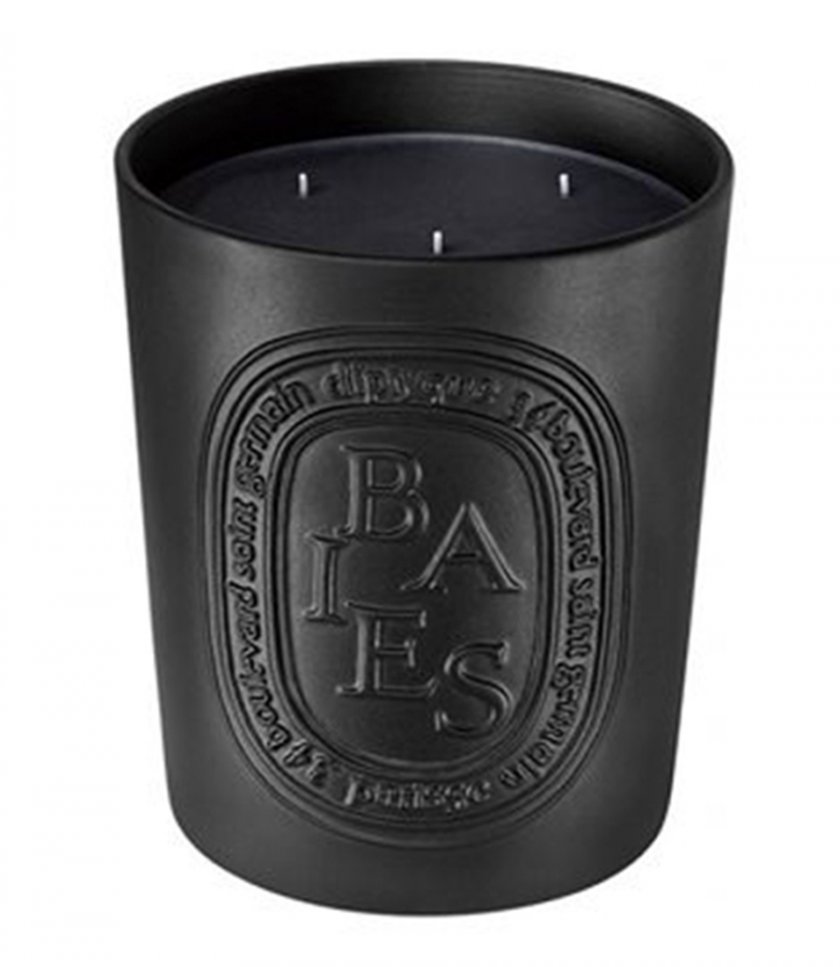 HOME - SCENTED CANDLE BLACK BAIES 600GR