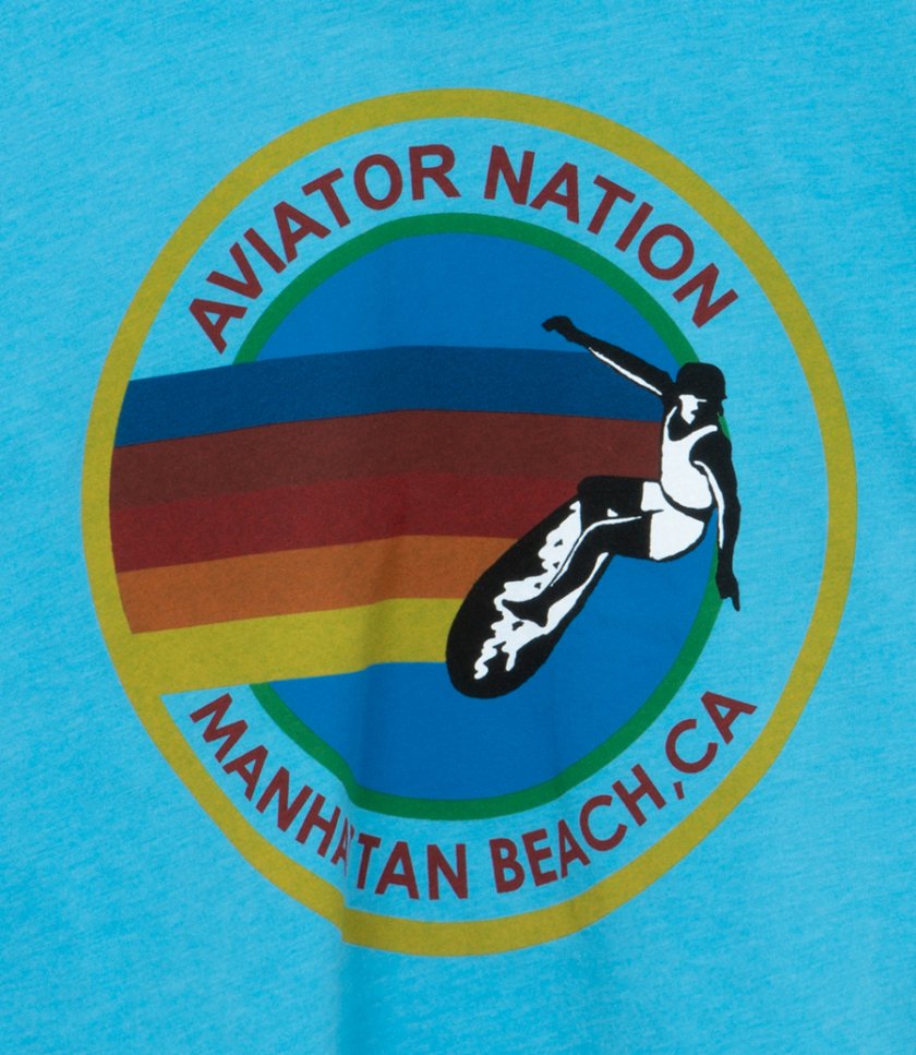 AVIATOR NATION MANHATTAN BEACH BOYFRIEND TEE