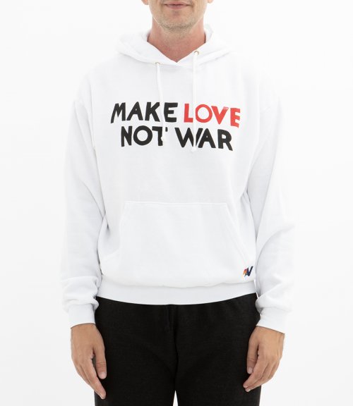 MAKE LOVE NOT WAR PULLOVER HOODIE