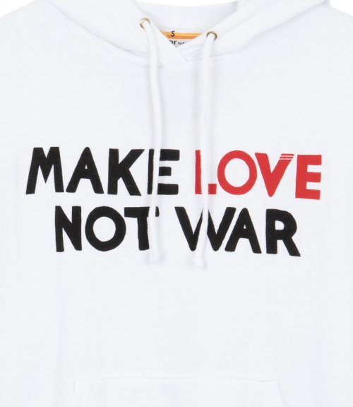 MAKE LOVE NOT WAR PULLOVER HOODIE