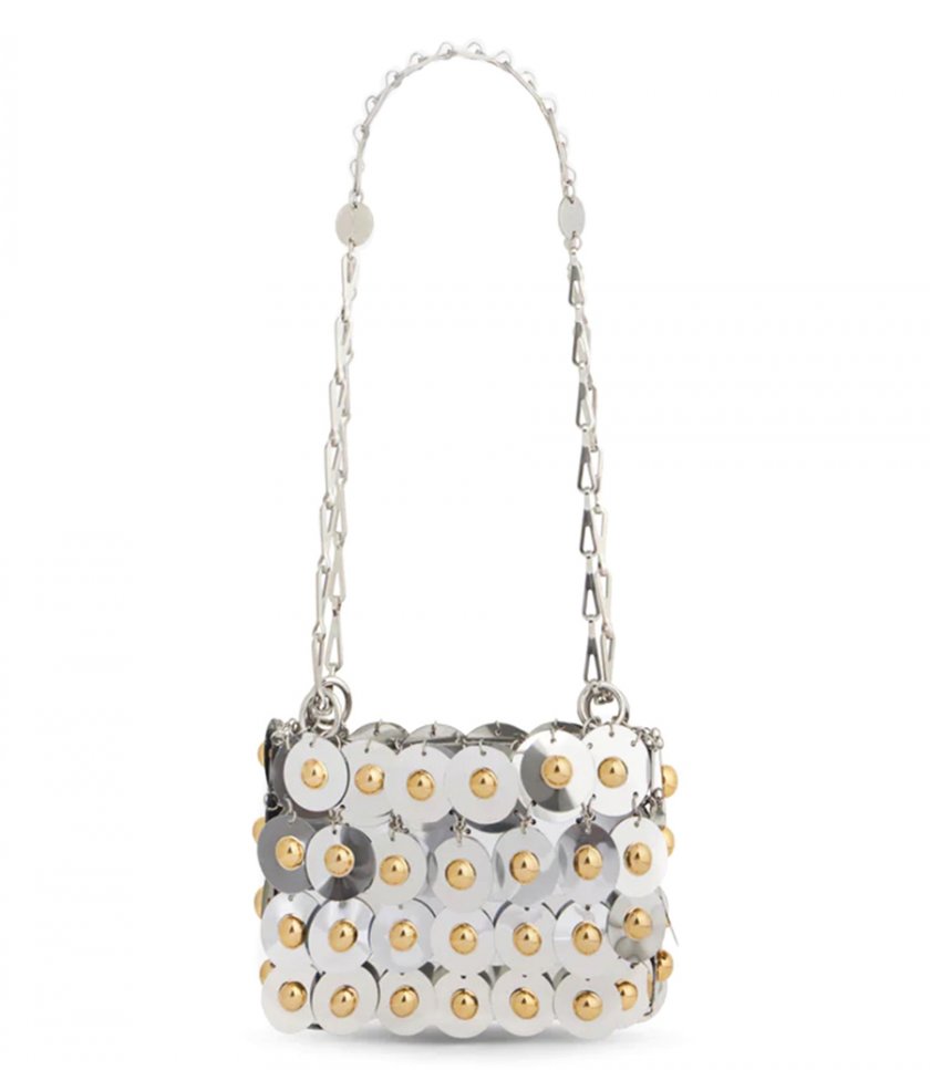 SHOULDER - SILVER SPARKLE NANO SPHERE BAG