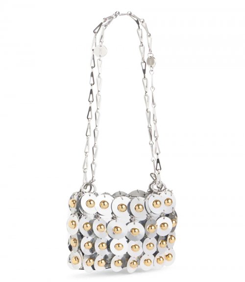 SILVER SPARKLE NANO SPHERE BAG