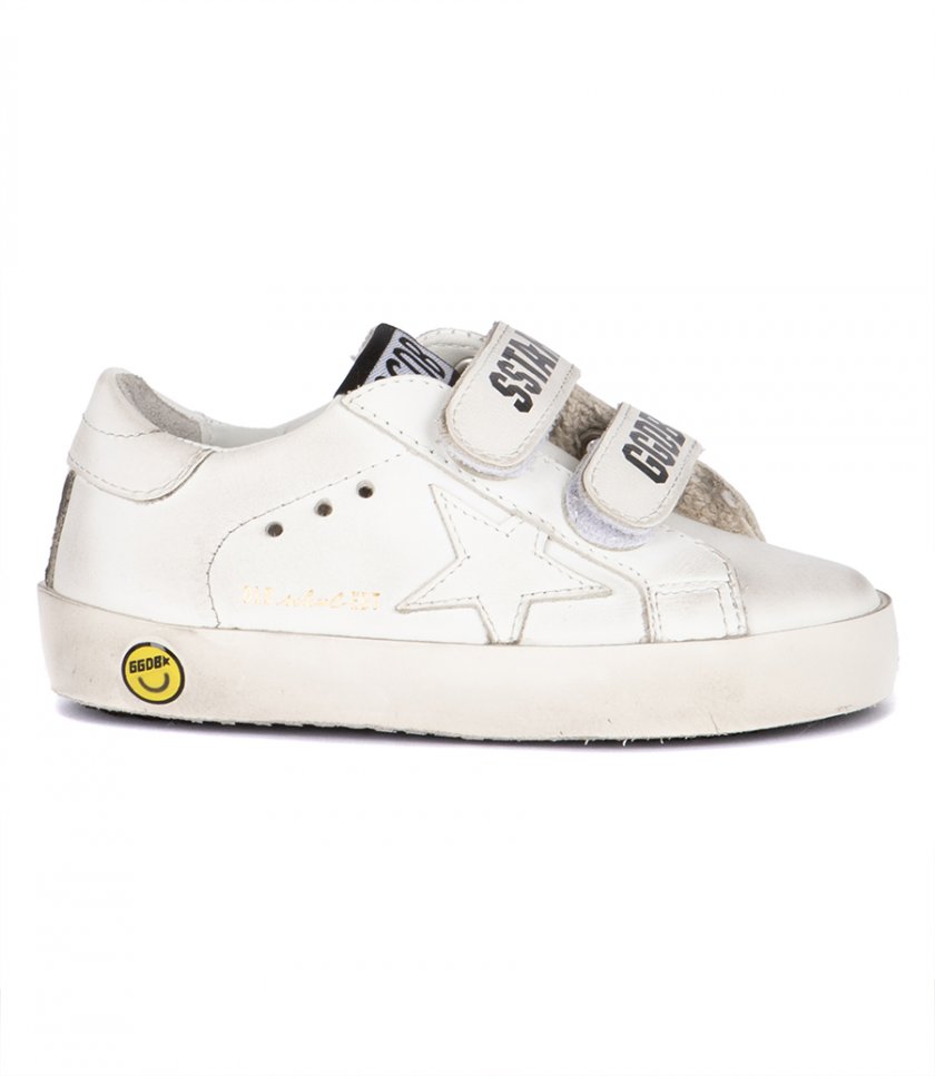 GOLDEN GOOSE  - LEATHER UPPER OLD SCHOOL