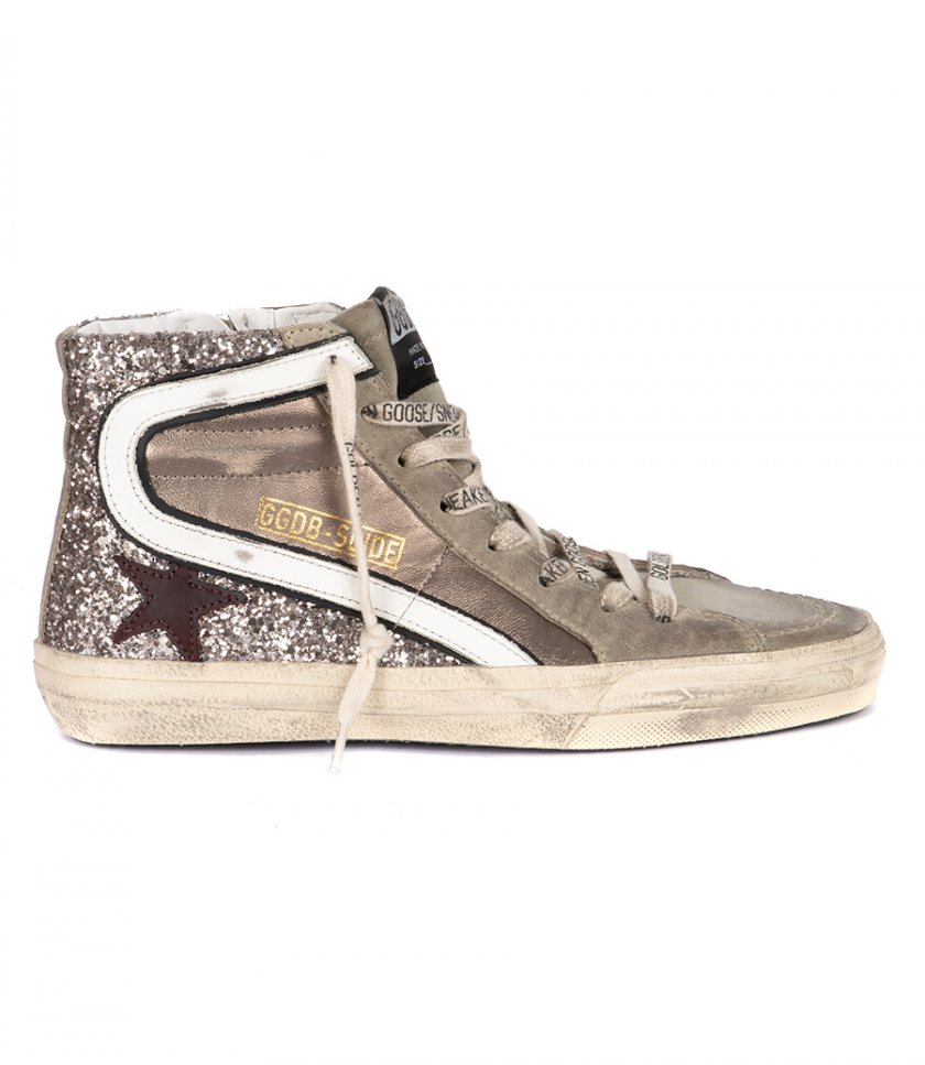 GOLDEN GOOSE  - BRONZE SILVER SLIDE