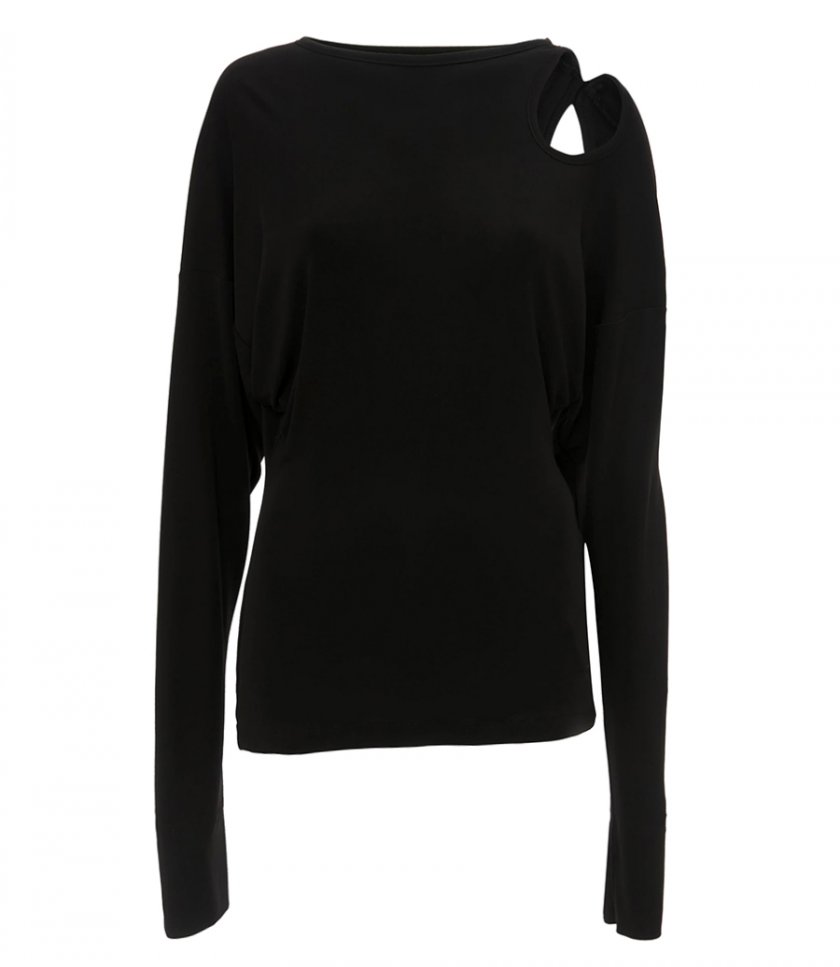 VICTORIA BECKHAM - TWIST DETAIL JERSEY TOP