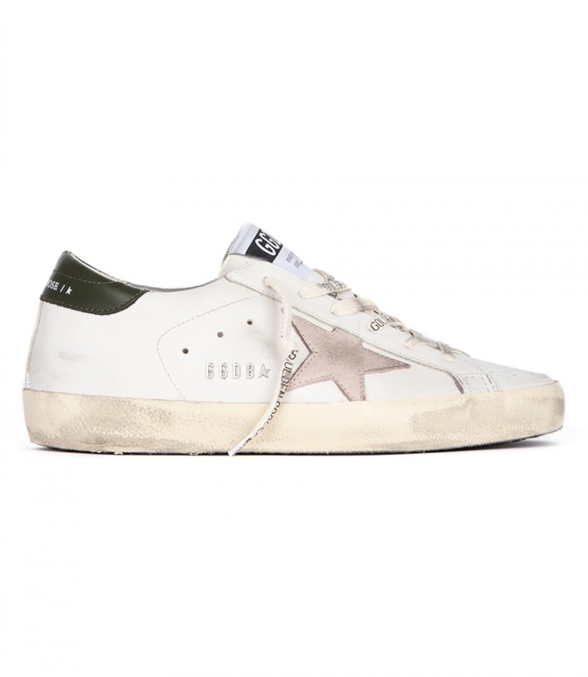 GOLDEN GOOSE  - LIGHT PINK STAR SUPER-STAR