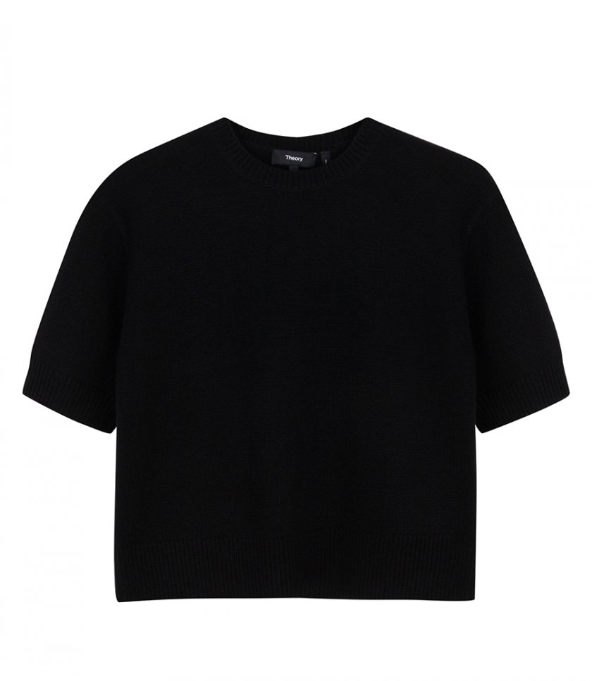 TOPS - CROP TEE CASHMERE