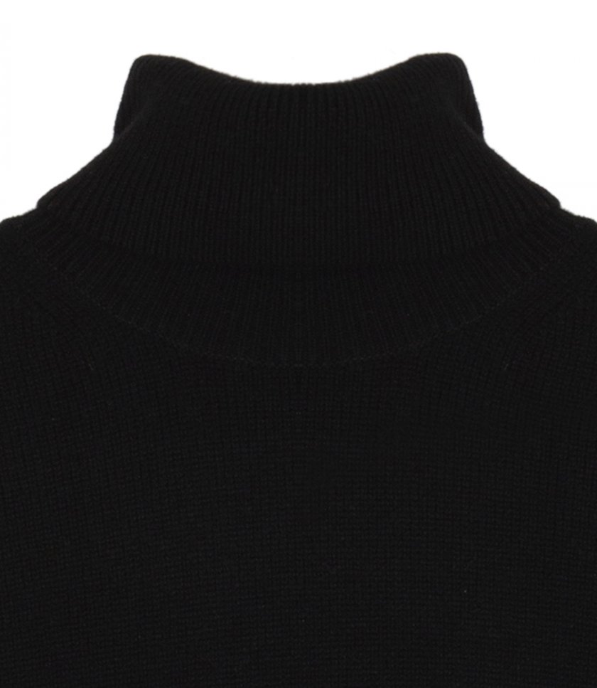 OVER T-NECK SWEATER