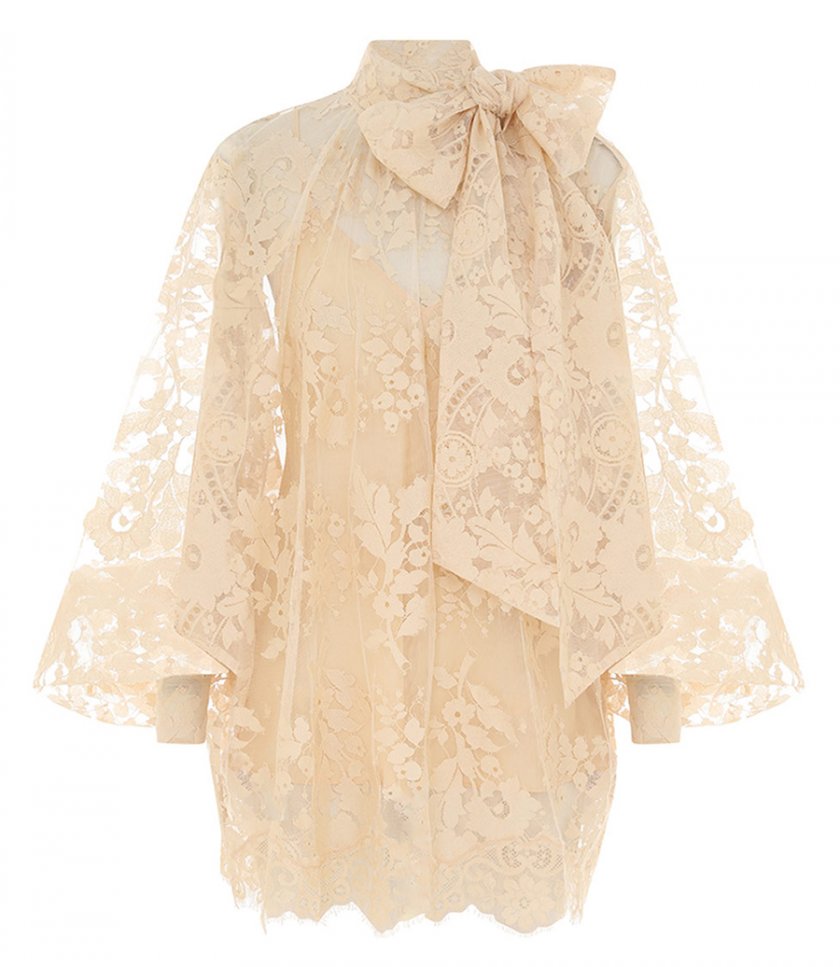 JUST IN - ILLUSTRATION LACE BLOUSE