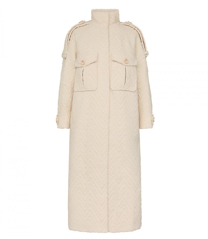 JUST IN - ILLUSTRATION CHEVRON COAT