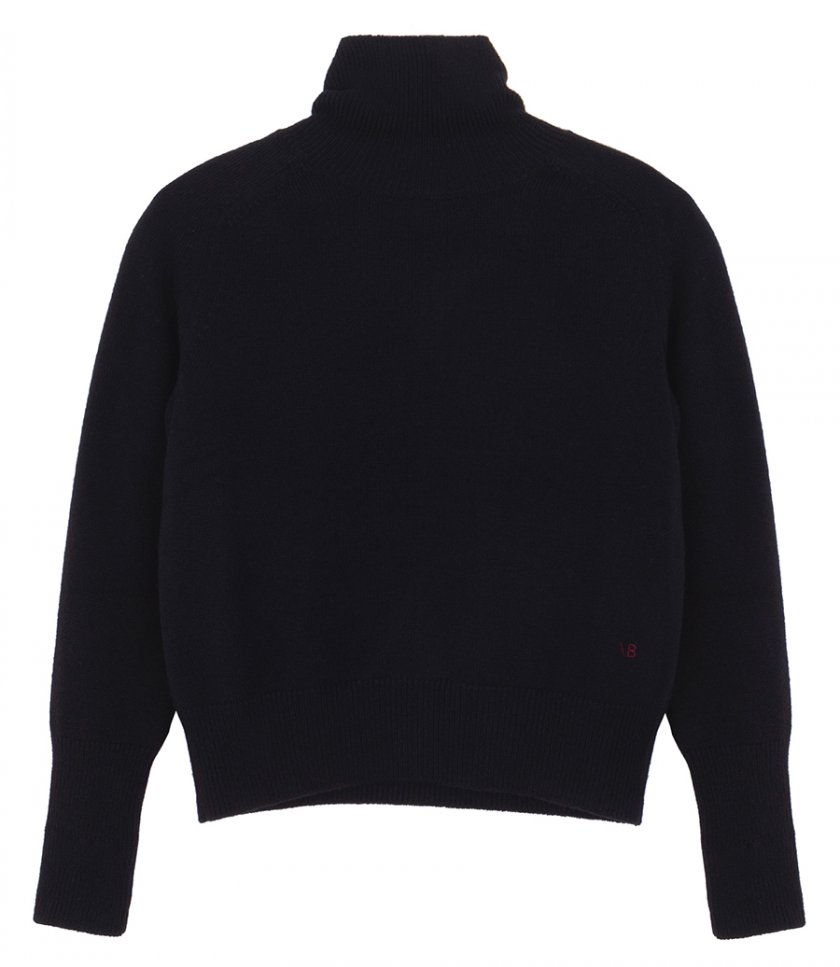 PULLOVERS - POLO NECK JUMPER