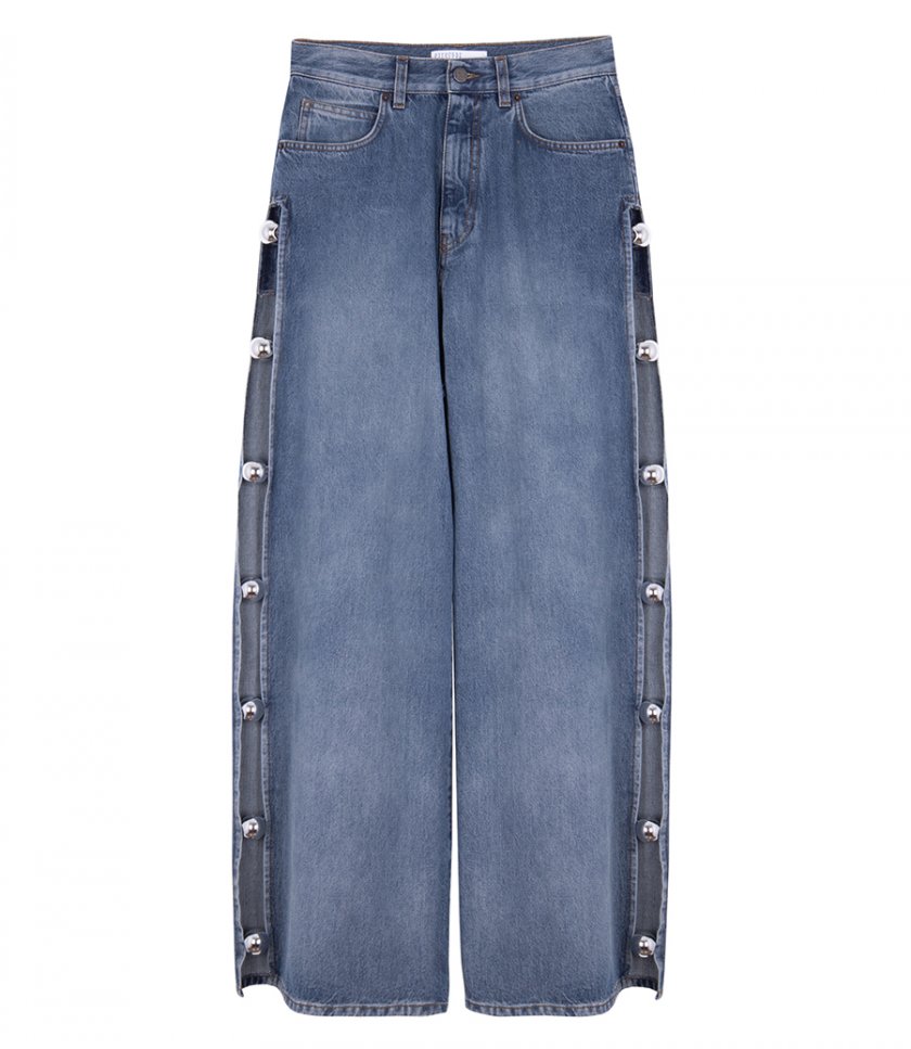 GIUSEPPE DI MORABITO - 5-POCKET JEANS WITH CUT-OUT DETAILING