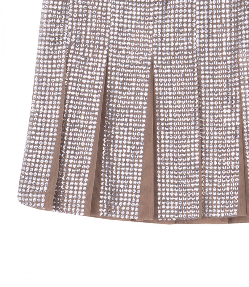 SKIRT WITH CRYSTALS