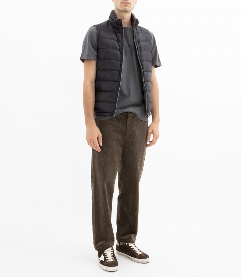 REVERSIBLE SLEEVELESS JACKET IN NYLON ULTRALIGHT